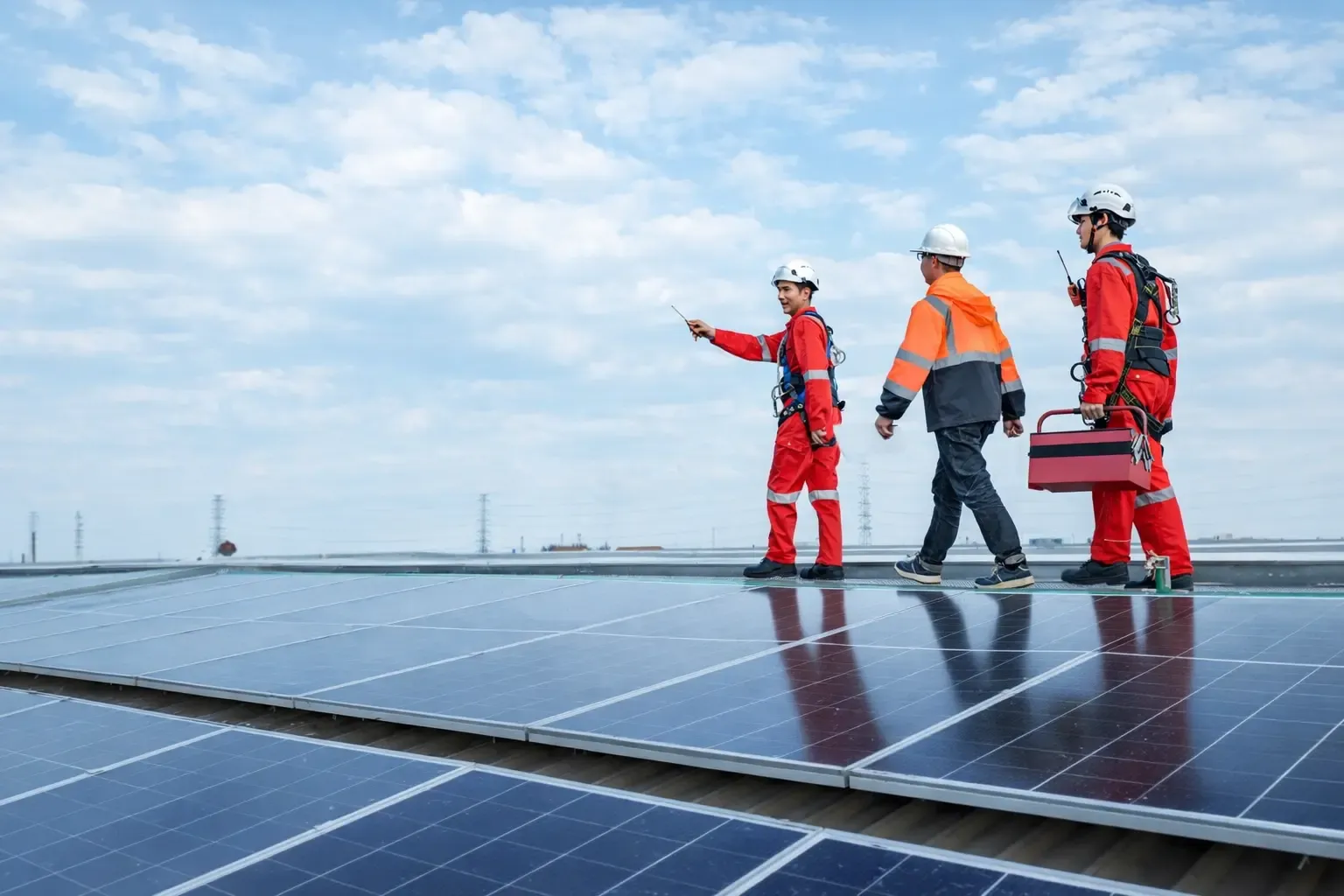 Mantenimiento de paneles solares